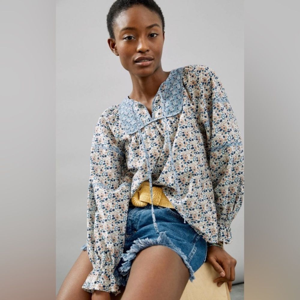 Othilia Laura Peasant Blouse Anthropologie